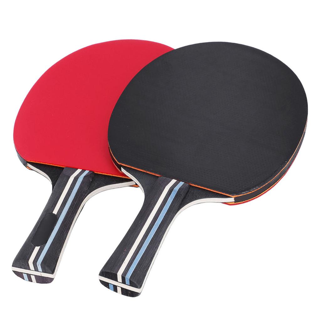 Table Tennis Paddle High Elasticity Professional Anti Skid Handle Table Tennis Racket Set for