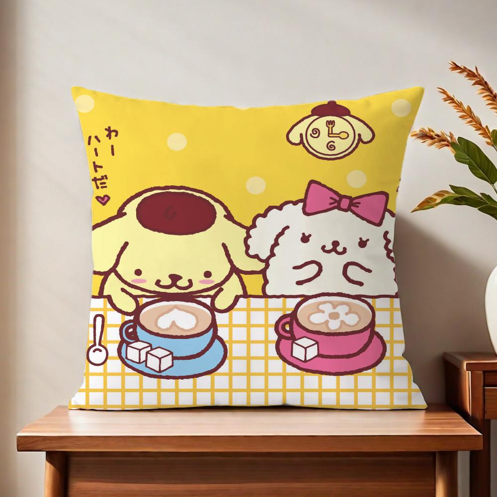 PPom CUTE PPom PPurin cushion cover For Pillow Printing Sofa Decoration Home Car Room Coffee Shop Office Nordic Simplicity
