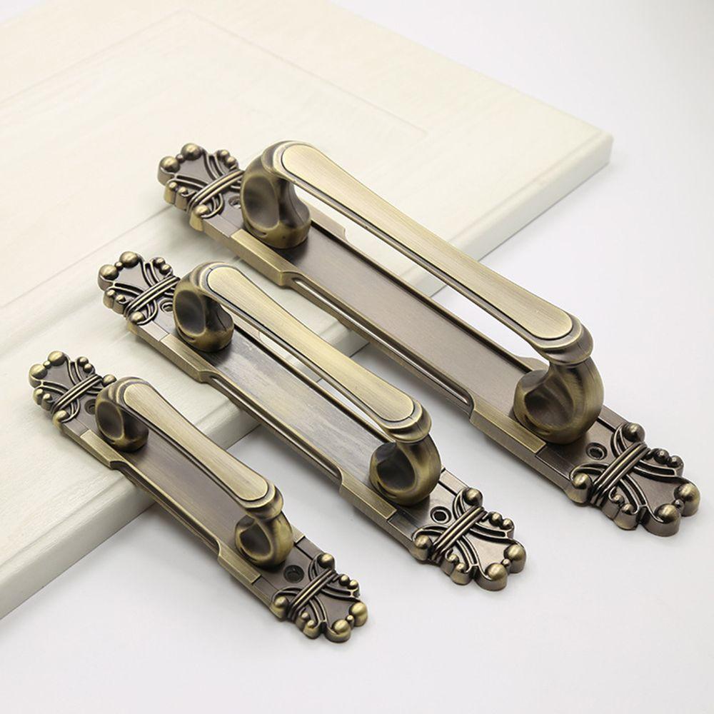 Античная медь Напротив двери Деревянная дверь Ретро ручки Дверная ручка Мебельная ручка Дверные ручки