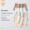 High-Waist Seamless Women's Underwear - 7A Antibacterial Xinjiang Long-Staple Pure Cotton, Large Size, Cotton Crotch
