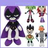 Очаровательная коллекция 10-дюймовых плюшевых игрушек Teen Titans Go с Робином, Рэйвен и Киборгом