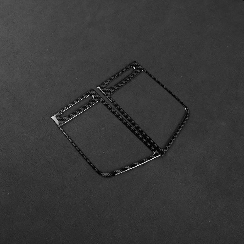 For Subaru Outback Legacy 2015-2017 Real Carbon Fiber Stickers trument Air Conditioning Vent Panel Car Accessories decorative