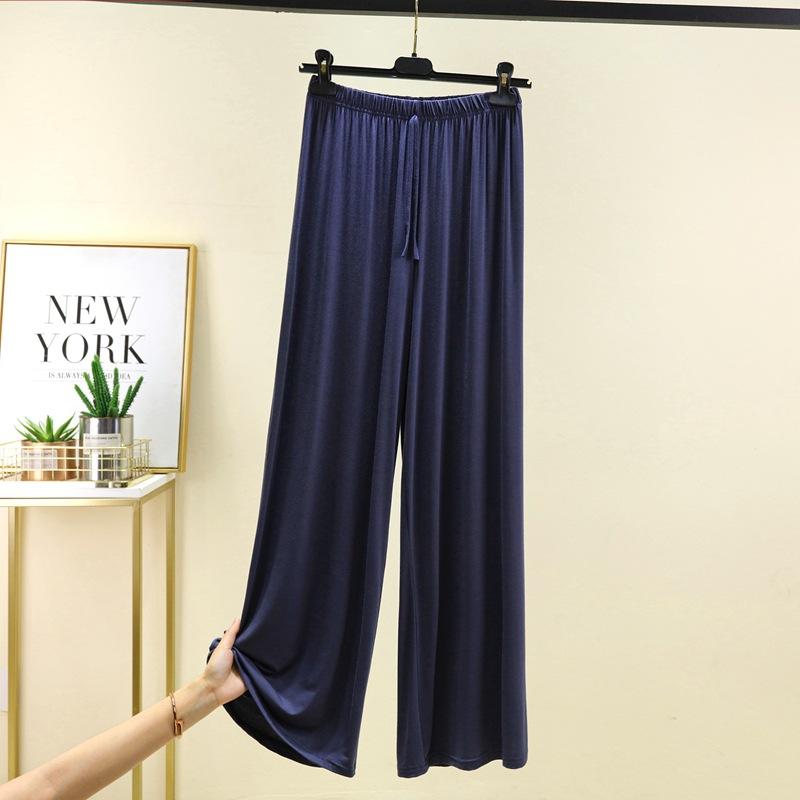 Большие размеры от M до 6XL, женские широкие брюки с U-образным вырезом и высокой талией, свободные длинные брюки, однотонные, повседневные брюки с драпировкой, подходят всем