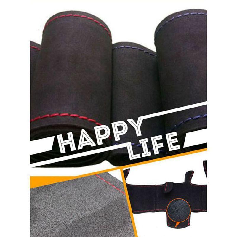 Для Mercedes-Benz W204 C-Class 2007-2010 C300 C230 C280 C180 C260 C200 Черная замшевая оплетка на руль автомобиля ручной работы