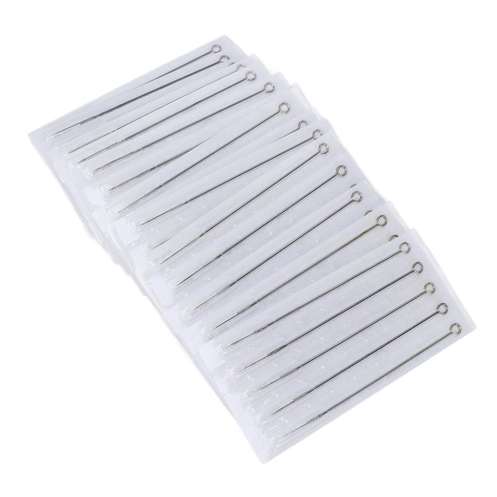 100 шт. смешанных игл для татуировок, круглые принадлежности для татуировок 5 размеров 1RL 3RL 5RL 7RL 9RL