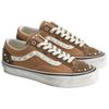 Vans Кеды для скейтборда Old Skool 36 Унисекс Коричневый Белый VN000E8VFST