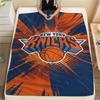 1Pc NY Knicks Print Flannel Blanket High Quality Warm Comfortable Cover for All Seasons Perfect for Gifts Home Decor