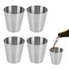 Stainless Steel Tumbler Set of 4, Whiskey Measuring Cup, Vacuum Insulated Tumbler, Beer Glass, Keeps Drinks Hot or Cold, Dishwasher Safe, Conde