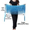Sequins Dance Belt High Waist Waist Chain Fashion Hip Scarf  Women