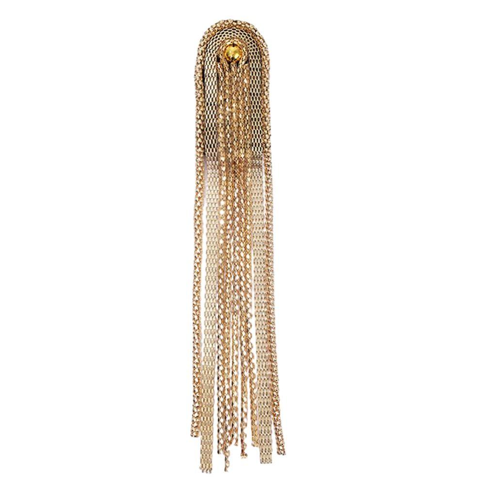 Long Chain Tassel Epaulette Classical Clothing Accessories Delicate Shoulder Brooch Men Women