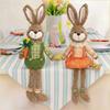 Длинноногий пасхальный кролик Украшение Пасторальный стиль Кролик Декор Домашнее украшение