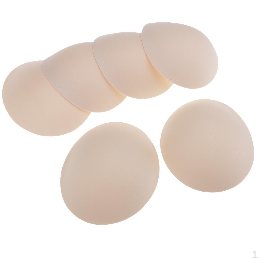 3 пары бежевых подушечек для бюстгальтера для спортивного купальника бикини