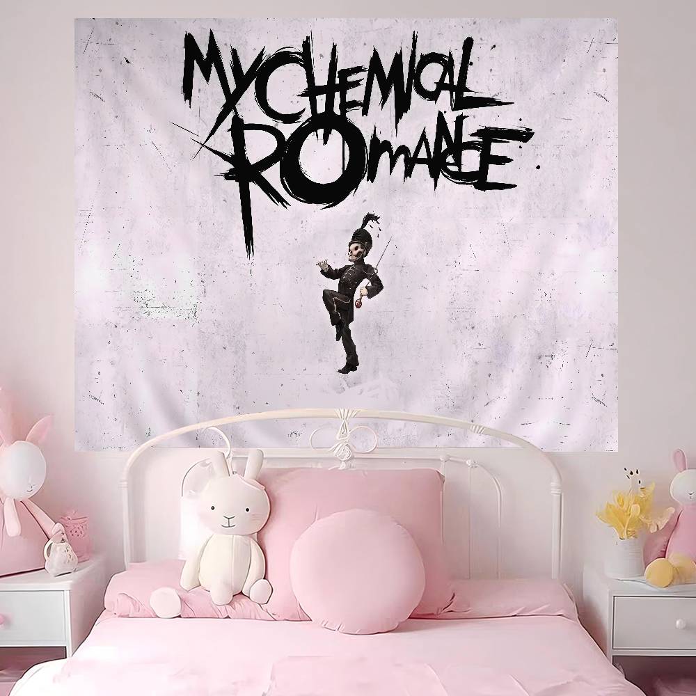 Band MMy CChemical RRomance MCR Hanging Bohemian Tapestry Hanging Tarot Hippie Wall Rugs Dorm Home Decor