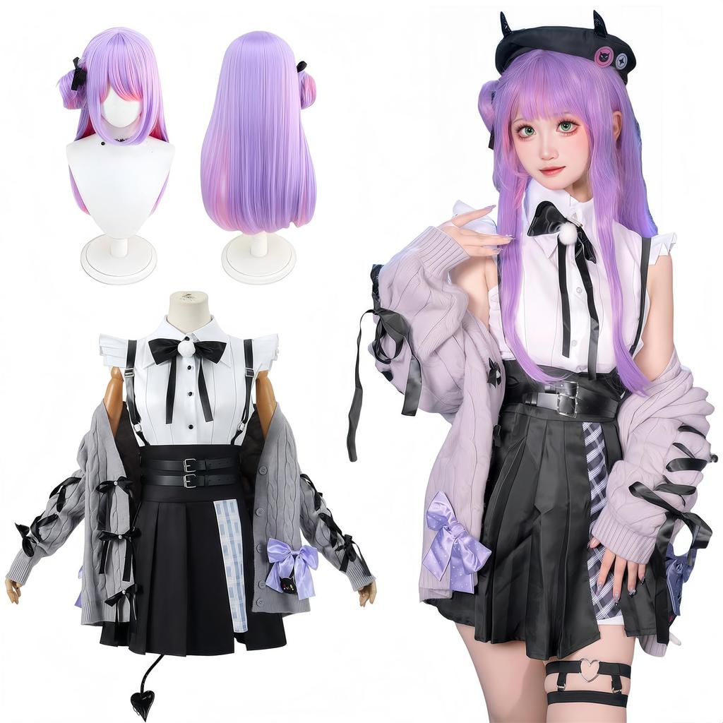 VTuber Cosplay Towa Tokoyami Cosplay Costume VTuber Cosplay Towa Towa Cosplay Costume Virtual YouTuber VTuber Cosplay Hololive [NOKIJP] (Tokoyami