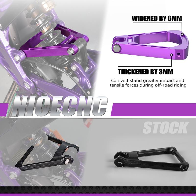 NICECNC For Surron Light Bee X S L1E Reinforced Shock-absorbing Triangle Bracket For Segway X160 X260 Electric Dirt Bike 2024