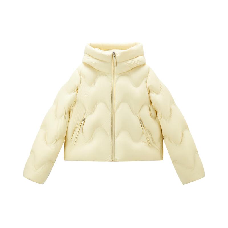 PEACEBIRD Women's Puff Series Hooded Short Puffer Down Jacket