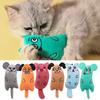 Catnip Toy Pet Bite Mouse Shape Cute Facial Expression Lightweight Party Gifts Dog Squeaky