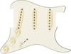 Fender Strat Steel Parchment PG Pre-Wired Pickguard, Tex-Mex Strap, 11-Hole