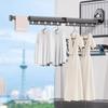 Wall Mounted Drying Clothes Hanger Balcony Household Without Punching Cloth Hangers 360 Degree Rotating Folding Clothes Racks