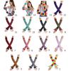 Colorful Stripe Fingerless Gloves for Women Fashion Arm Sleeves Christmas Party Decorative Rainbow Gloves for Teens Girl