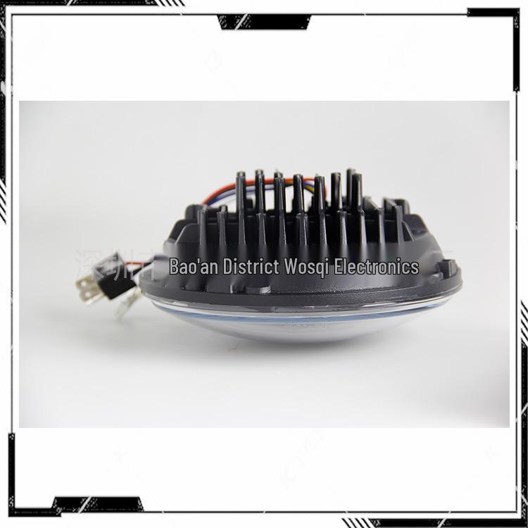 7" Jeep Wrangler & Harley Davidson Road Glide Motorcycle Modified Headlights with Single-Sided Turn Signal Function