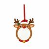 Santa Claus Christmas Photo Frame Wooden Xmas Tree Hanging Decor  Party Decora
