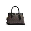 New Darcie Coated Canvas And Smooth Leather Shoulder Bag Crossbody Bag Handbag Mini Women's Black CH174-IMAA8