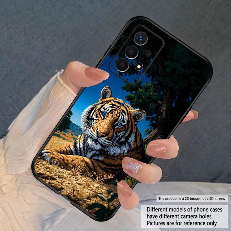 Милый тигр и птица Для Samsung A03 Core A04 05 06 12 14 15 16 22 23 Galaxy 25 26 4G 34 35 52 53 56 71 73 90 5G мягкий чехол для телефона