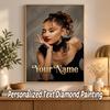 Ariana Grande Custom Name Text 5D Diamond Painting Kit DIY Full Drill Diamond Art Decoration