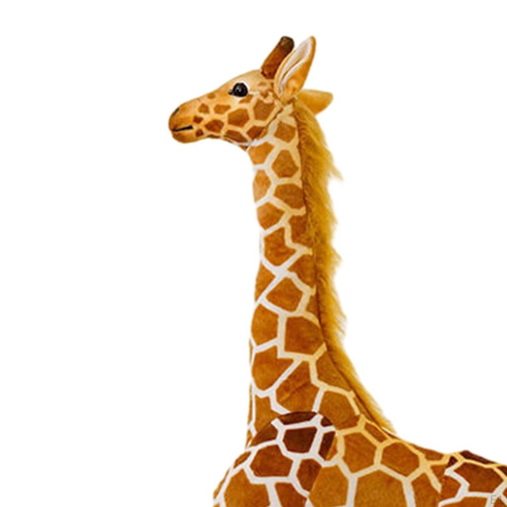 Children Giraffe Toy Deer Doll Pet Adult Gifts Stuffed Animals for Living Room Bedroom Girls Women