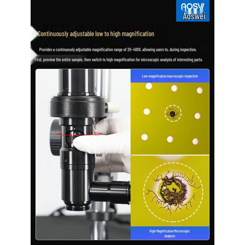 AOSVI Digital Microscope with HD Camera and Screen