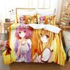 3D Печать Yami To LOVE-Ru Комплект постельного белья Пододеяльник Наволочка Одеяло Размер King Queen Для мальчиков Взрослых