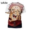 Latest Jujutsu Kaisen 3D Printing Casual T-shirt Popular Classic Anime Men's Fashion Harajuku Top T-shirt Gojo Satoru T-shirt
