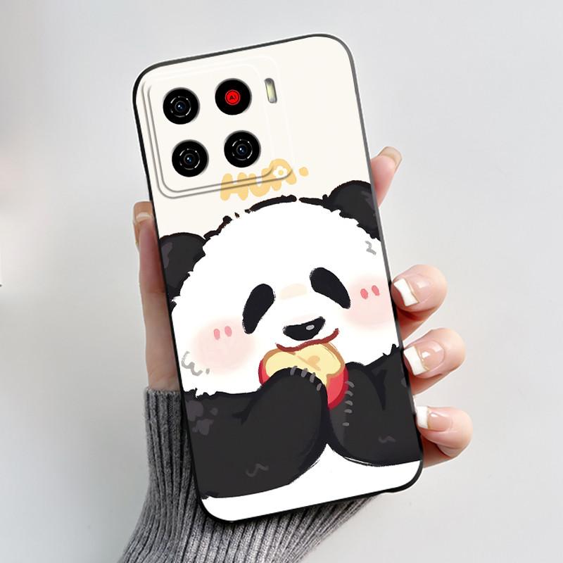 Чехол для ZTE Blade A56 Z2473 Милый Мультяшный Черный Кролик с Сердечком Мягкий Силикон Защитный Чехол для Телефона ZTE Blade Nubia A56 Pro