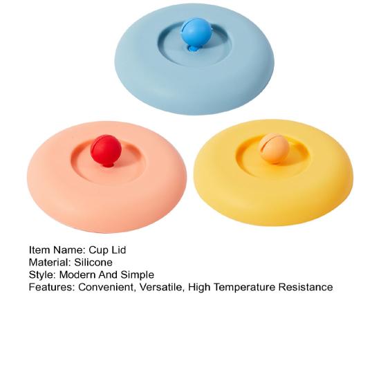Силиконовая крышка для чашки с держателем для ложки, термостойкая пылезащитная крышка, универсальное круглое уплотнение для чашки для воды, для кофейной чашки