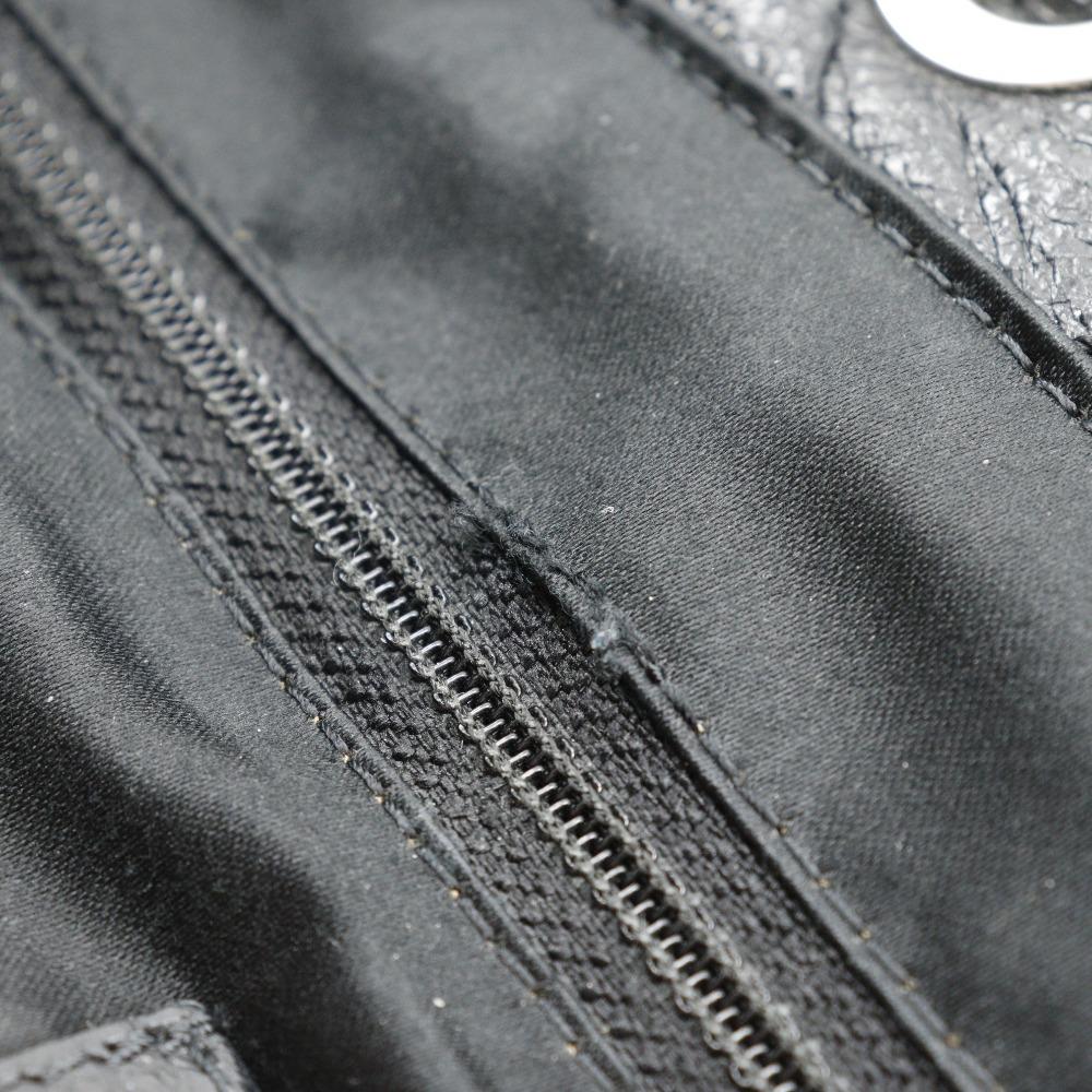 Chanel Нагрузка Сумка-тоут A48019 COCO Mark черная кожа Женская Б/У