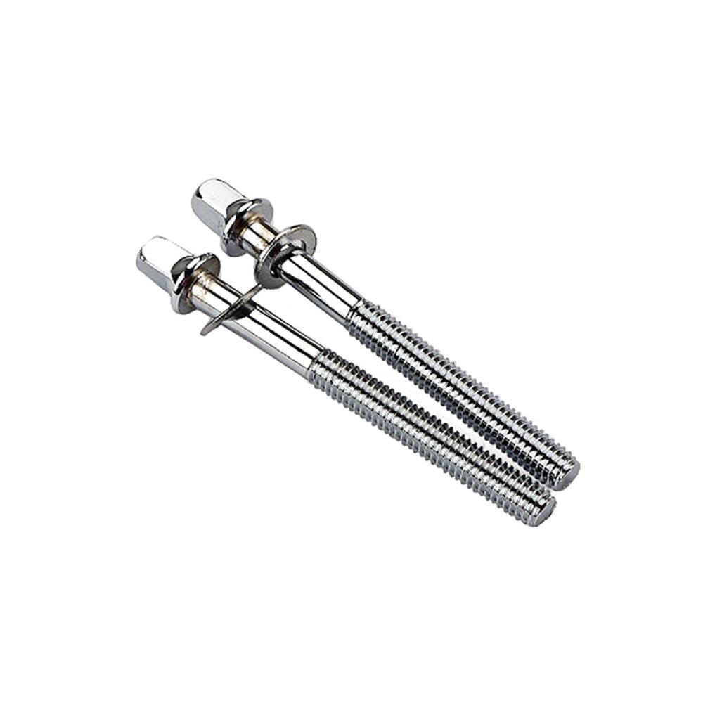 6PCS Silver Drum Tension Rods 70mm Length Drum Kit Screw Set Drum Set Screw For Jazz Drum Kit
