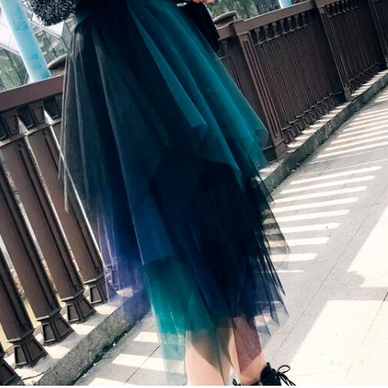Летние тюлевые юбки, женские плиссированные юбки с высокой талией, женские черные розовые брюки