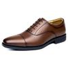 Foxsense Lightweight Genuine Leather Business and Comfortable for Dress Shoes with Inner and Formal Size Men's Shoes, Water-Repellent, Breathable,