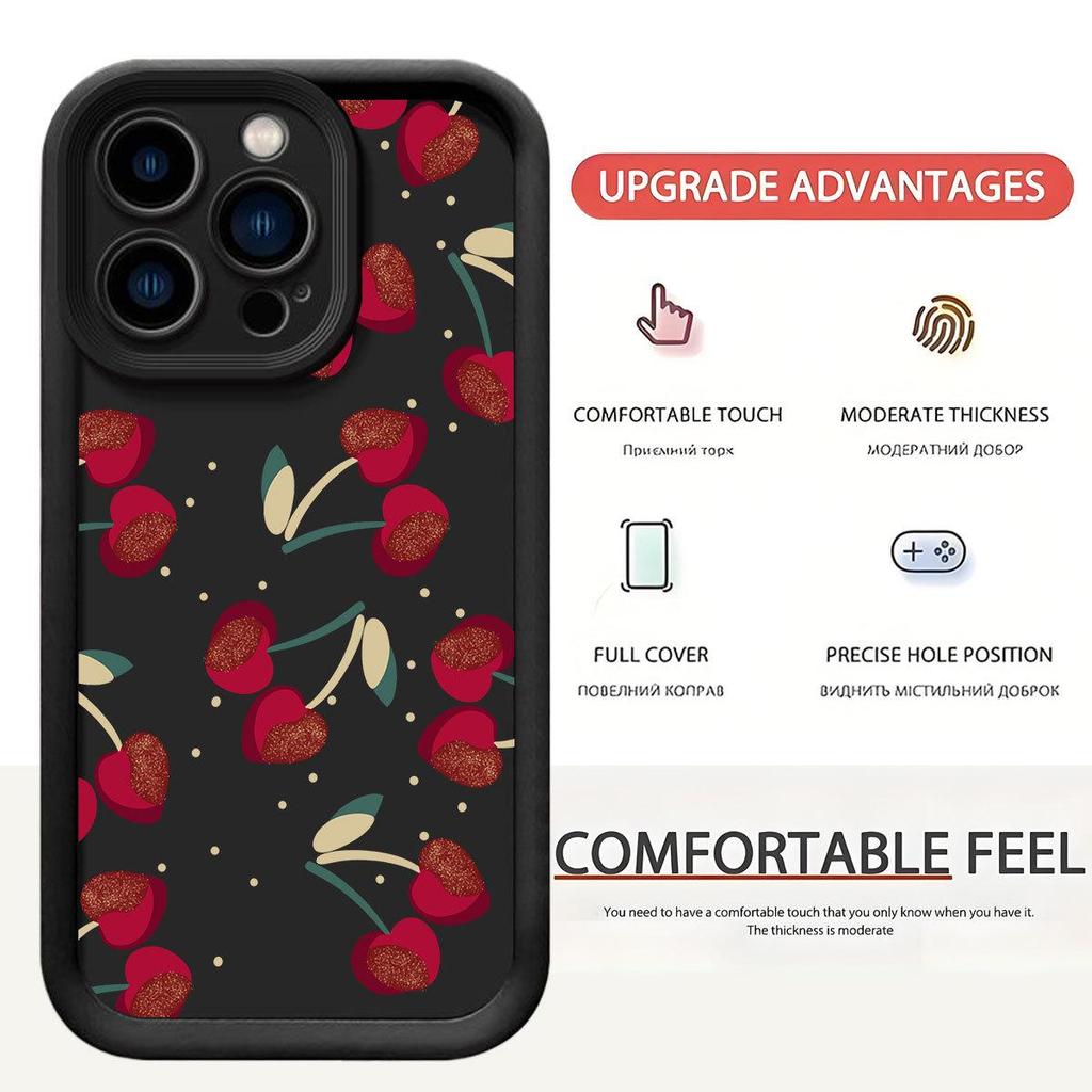 Защитный чехол Black Cherry Groove для iPhone 14/15/16/17 Pro Max