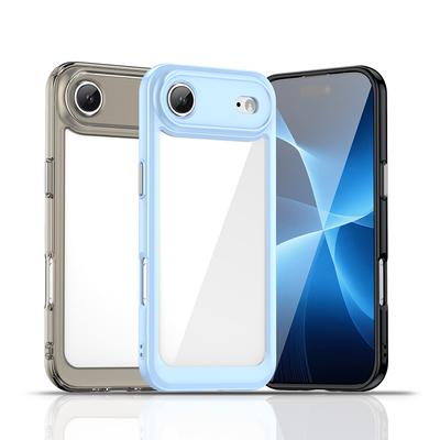 Для iPhone 17 Air Чехол Для Apple iPhone 17 Air iPhone 17 Pro Max Чехол ТПУ Прозрачный ПК + Силикон Ударопрочный Защитный Чехол для Телефона