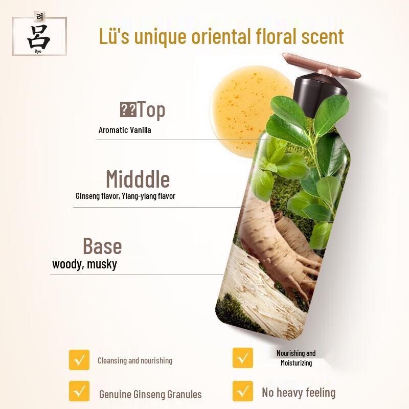 Ryo Black Ginseng Revitalizing Shampoo & Conditioner Series