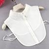 24 Styles Female Chiffon Fake Collar for Women Blouse Shirt False Collar Ladies Lapel Detachable Collar Female Decorative