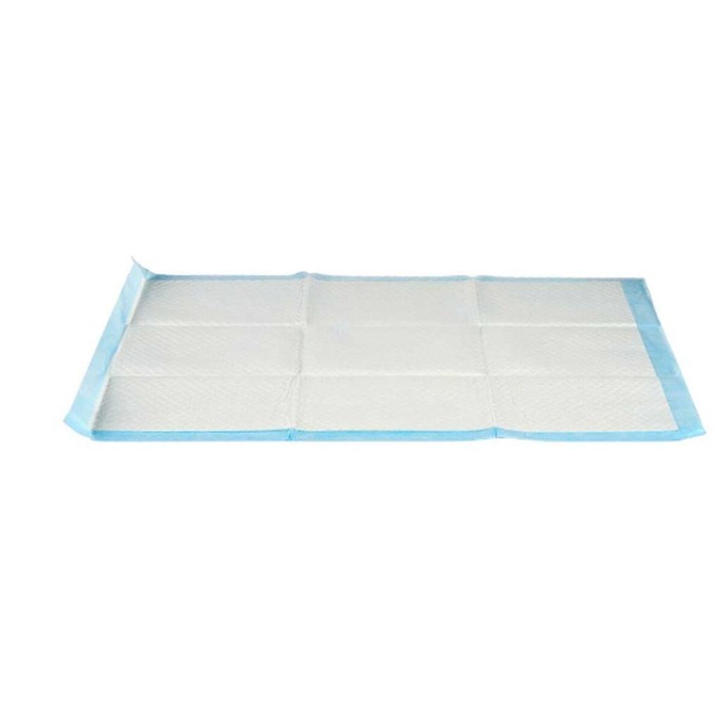 Puppy Training Pad 60 X 90 Cm Blue White Paper Polyethylene (10 Units)