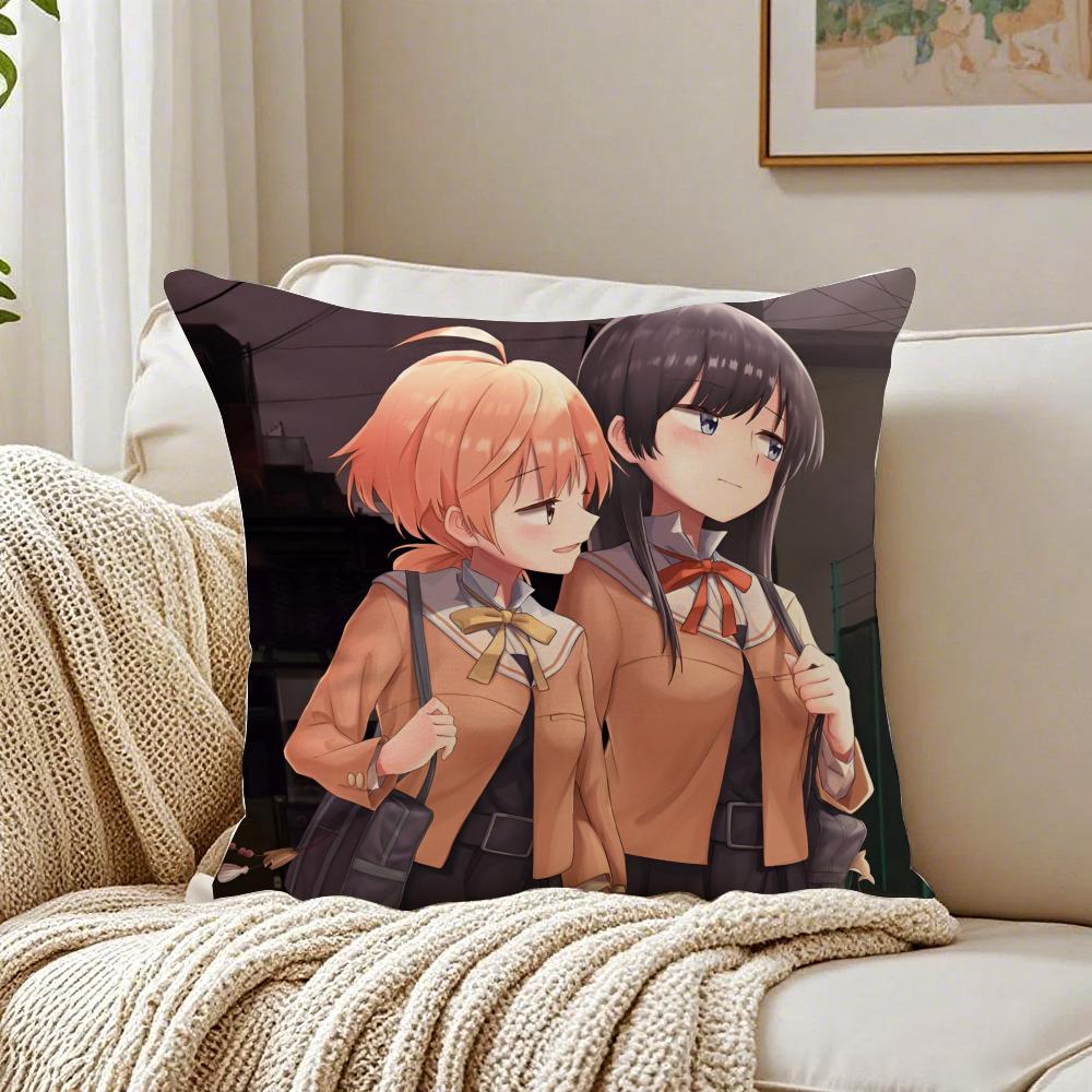 Sweet Cute Anime SSakura Trick Cushion Cover Pillowcase Antidustmite living Room Sofa Decor Cushion Room