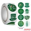 100-500pcs 1 inch Clover Stickers Saint Patrick's Day Shamrock Stickers for Gift Decor Daily Necessities Green Lucky Seal Labels