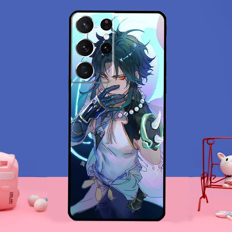 Genshin Impact Xiao Phone Case For Samsung Galaxy S21 Ultra S20 FE S8 S9 S10 S22 Plus Note 20 Ultra Full Cover
