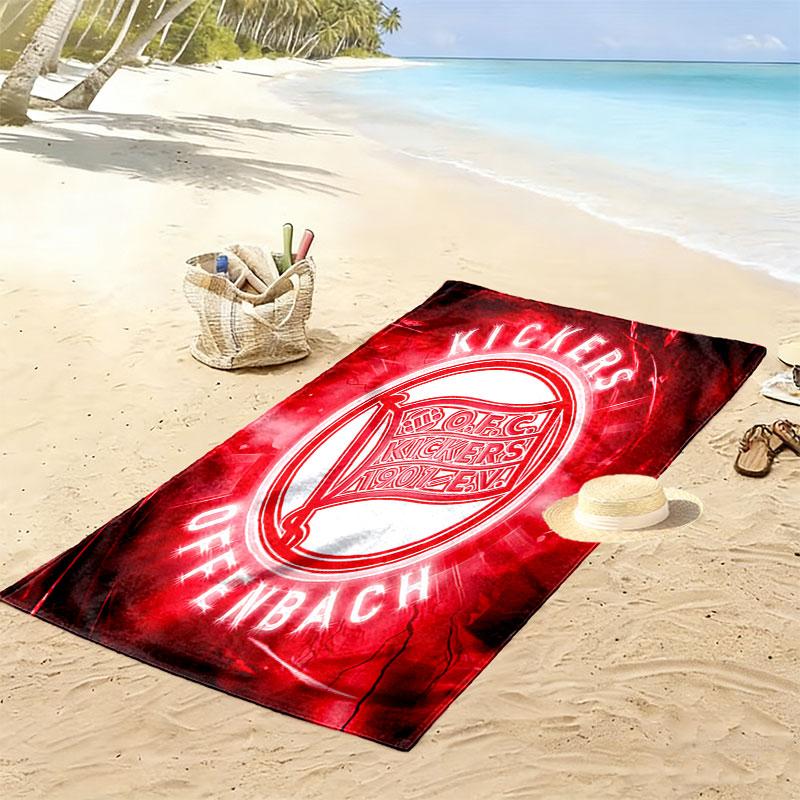 Kickers Offenbach Print Beach Towel, Large Soft Quick Dry Towel for Beach Camping Swimming