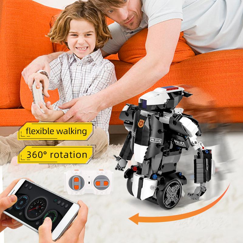 MOULD KING 13114 Technical STEM Toys Intelligent Robot Building Blocks Remote Control Robot Bricks Toys for Kids Birthday Gifts