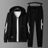 Men's Sports Suit Plus Size 8xl Men's Autumn And Winter Sweater Two Piece Set
